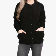 Women Ladies Cable Chunky Knit