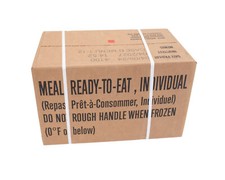 US Military Ration MRE  Meals NEW - Case of 12  - Menus 13 - 24 Case B 