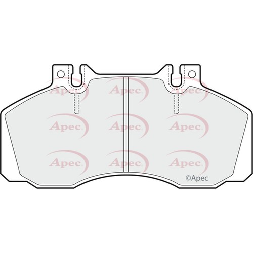 Brake pads set - brake, for