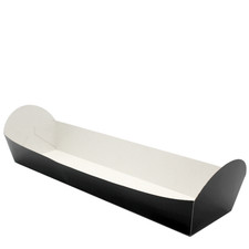 Black Long Food Trays