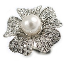 30mm diameter crystal - crystal, pearl