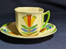 Royal Doulton MECCA D.5103 Art Deco Tea Cup and Saucer Rare 1932