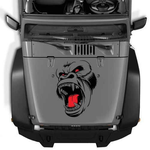 2pcs car sticker - sticker, ape
