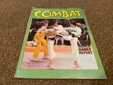 COMBAT MAGAZINE 1985 OCT FREE POSTER MASTER T.K. LOH. JEET KUNE DO. TONFA