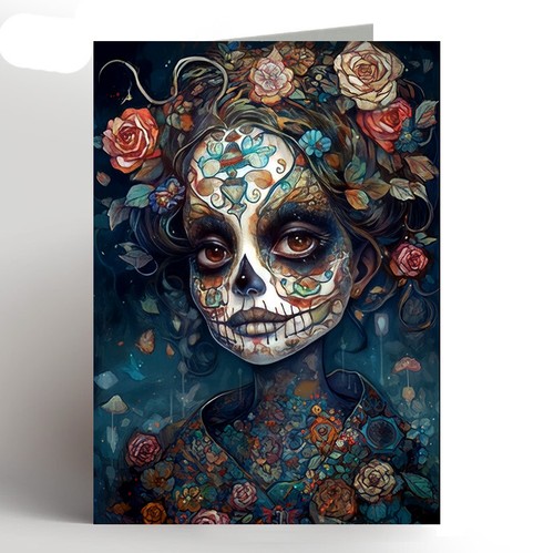 Gothic birthday card - card, greetings