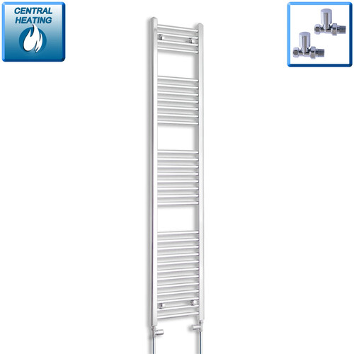 Chrome heated towel rail - towel,