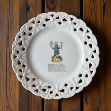 Antique Pierced Plate The Trusty Servant Winchester College C1835 Motto