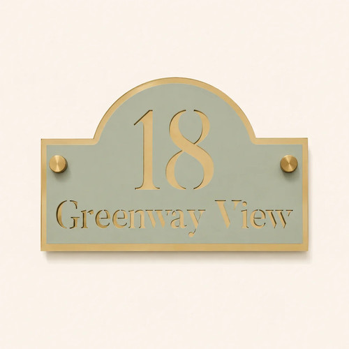 Personalised arch house - arch,