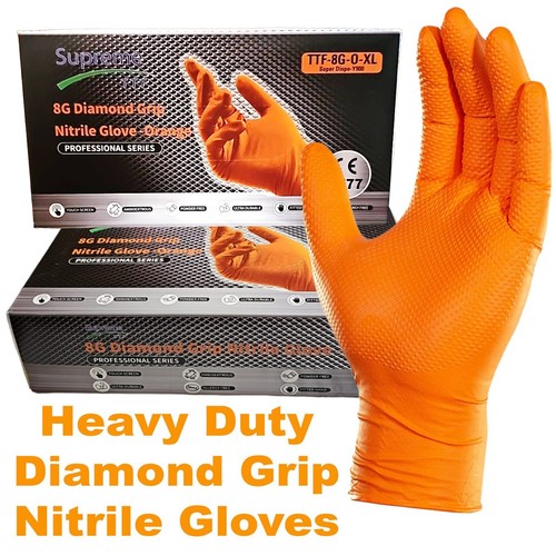Orange nitrile disposable - nitrile,