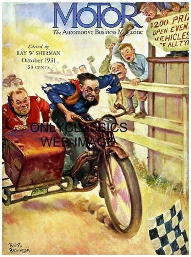 Racing motorcycle sidecar - '31,