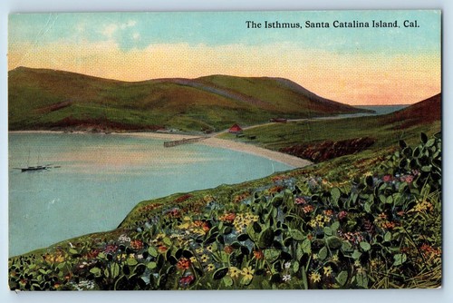 C1910 the isthmus lake - c1910,