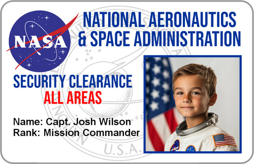 Personalised funny astronaut - personalised,