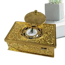 European Vintage Art Style 3D Embossed Automaton Singing Bird Music Ornaments