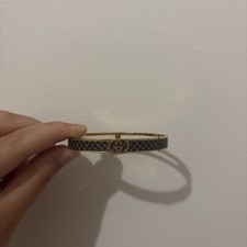 Gucci Style Gold-Tone Bangle