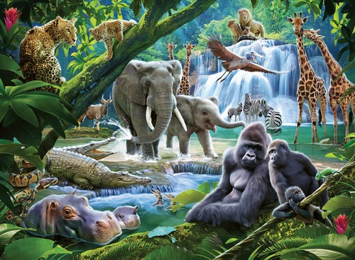 Ravensburger jungle families - jungle,