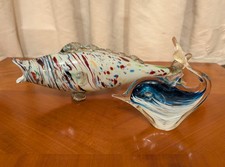 2 x Vintage Murano Coloured