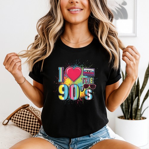 Womens love the 90s tshirt - the,
