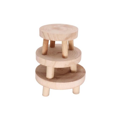 New wooden plant holder flower - new,
