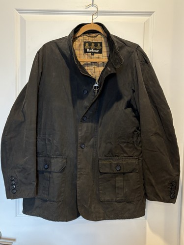 Barbour waxed jacket black - jacket,
