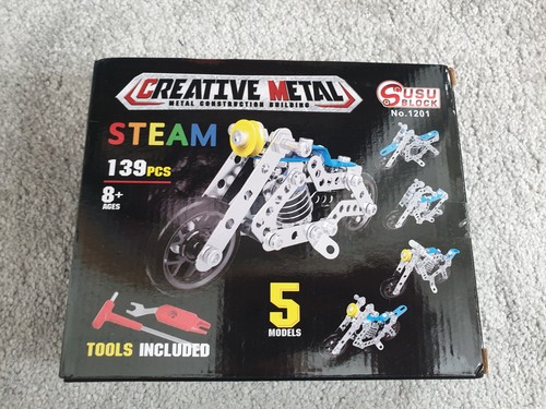 Creative metal steam motorbike - metal,