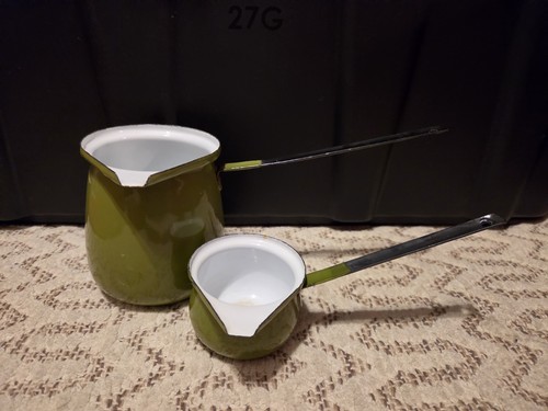 Vintage enamel turkish coffee - enamel,