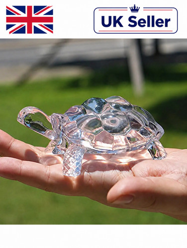 Crystal tortoise ornament - crystal,