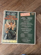 A Little Night Music The Original London Cast. RCA. LRL1 5090. 1975 12" Vinyl LP