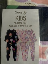 george girls pack of 3 pyjama