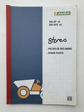 AUSA 600AP X4 600APG X 4 DUMPER PARTS CATALOGUE