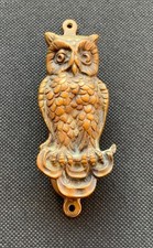 Lovely Vintage Brass Owl Door