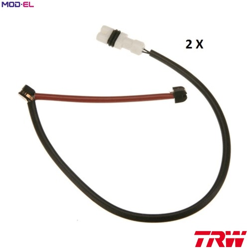 Warning contact brake pad wear - contact,