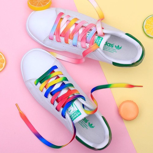 Pair flat rainbow stripe - rainbow,