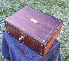 Early Victorian Rosewood Box