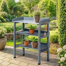 Garden 3 Tier Wooden Staging
