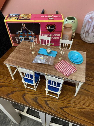 Vintage pedigree sindy dining - vintage,