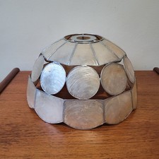 Capiz Shell Lampshade Vintage
