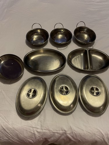 Stainless steel serving dishes - stainless,
