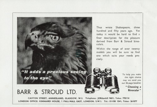 Original 1967 advert for - , barr