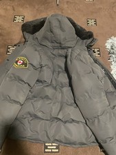 Zavetti Canada Puffer Coat Boys Size Small Black Grey 