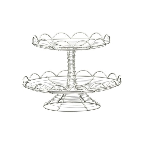 Tier cream wire - cream, cup