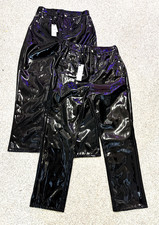TOPSHOP 2 pairs-Blk Wet Look