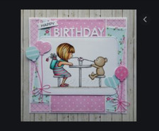 Lili of the Valley rubber stamp MILKSHAKE - LOTV