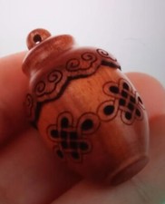 Wooden Acorn Mini Box