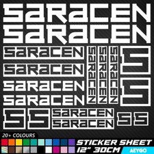 16x SARACEN Vinyl Decal