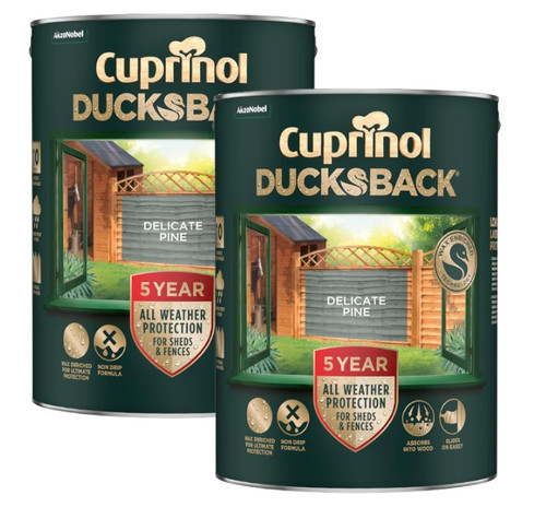 Cuprinol ducksback fence - ducksback,
