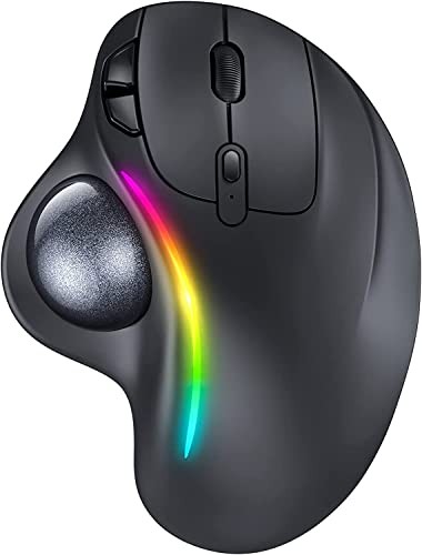 Wireless trackball mouse rgb - mouse,