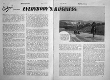 Antique Old Print Motor Cycle