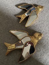 Pair Of Gold Mirrored Swift