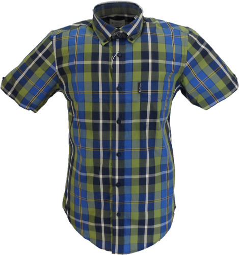 Ben sherman mens green checked - ben,