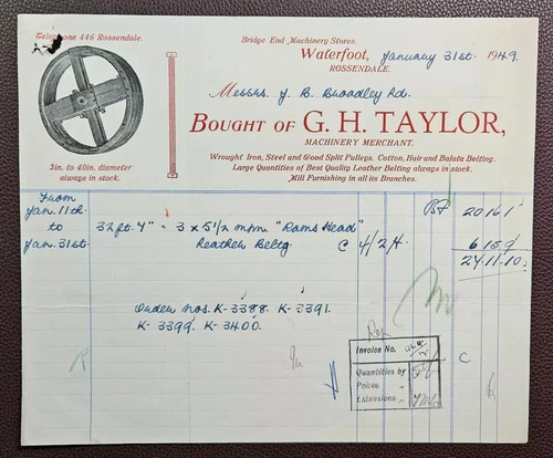 1949 taylor machinery - taylor,
